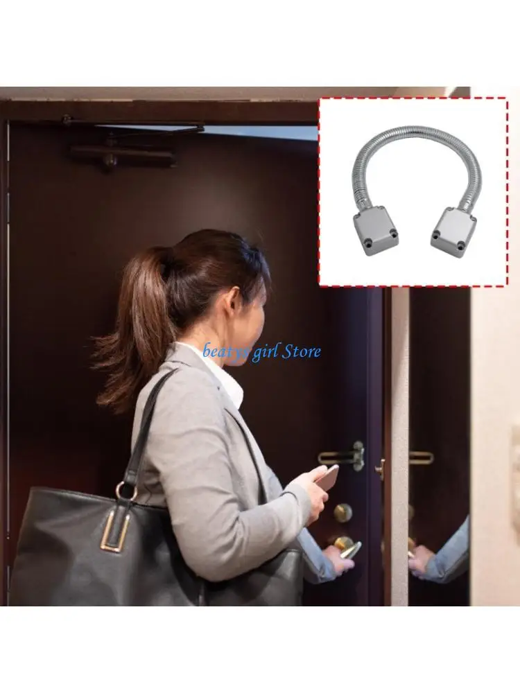 

C7AB Power Transfer Door Cord Flexble Stainless Exposed Mounting Sleeve Access Control Cable Line Defender