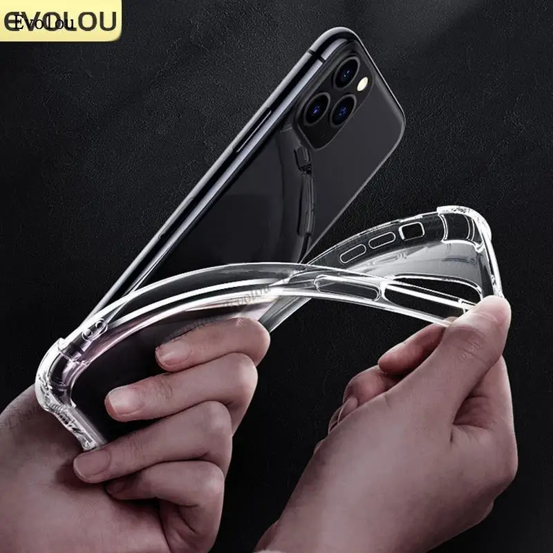 وسادة هوائية مقاومة للصدمات غطاء شفاف لهاتف Honor 500 Pro Crossbody قلادة حزام الحبل حافظة من السيليكون الشفاف لهاتف Honor500 500pro