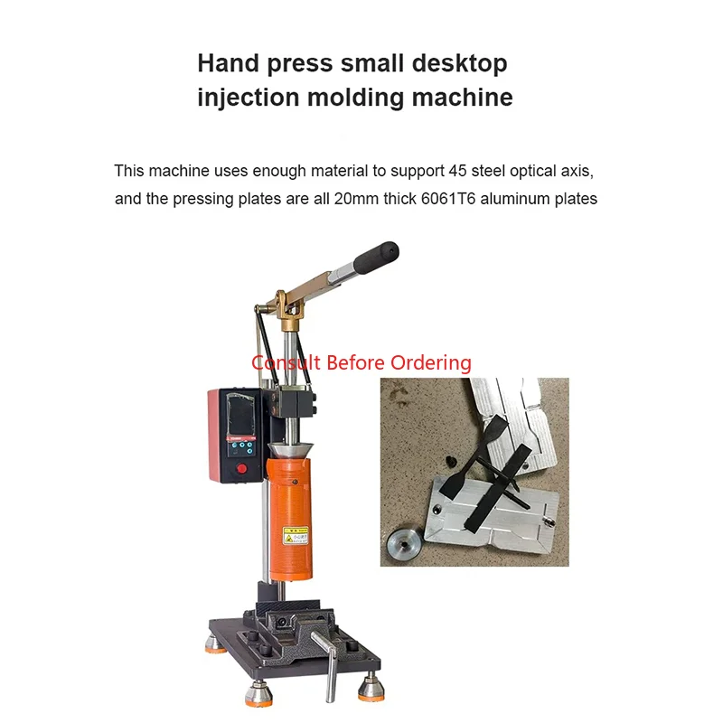 Macchina per lo stampaggio pneumatico 220V 110V 20g 40g 60g 100g Desktop verticale polimero ABS PP PC come stampo in plastica PE PET PVC