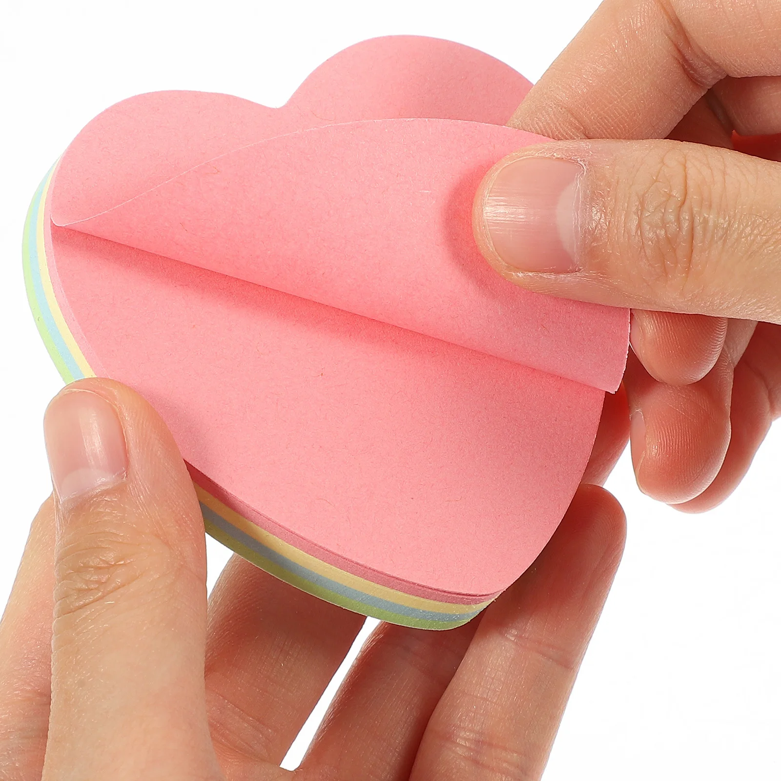 

10 Pack Self Adhesive Memo Pads Compact for Office School Home Organization Colorful Note Stickers Notepad Set