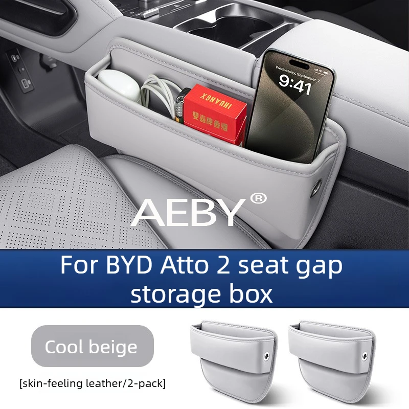 AEBY para BYD Atto 2 Smart Driving Edition 2024-2025 organizador de espacio de asiento, accesorio de consola central, compartimento de almacenamiento oculto