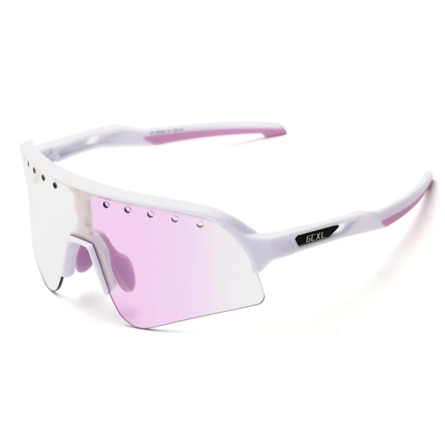 Color changing cycling glasses, road bikes, bicycles, outdoor sports glasses, night riding protective glasses