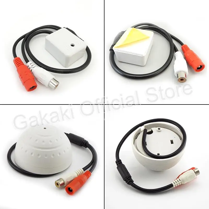 Mini CCTV Microphone Sound Monitor Audio Pick Up Device For Security Camera DVR Accessories Video Surveillance