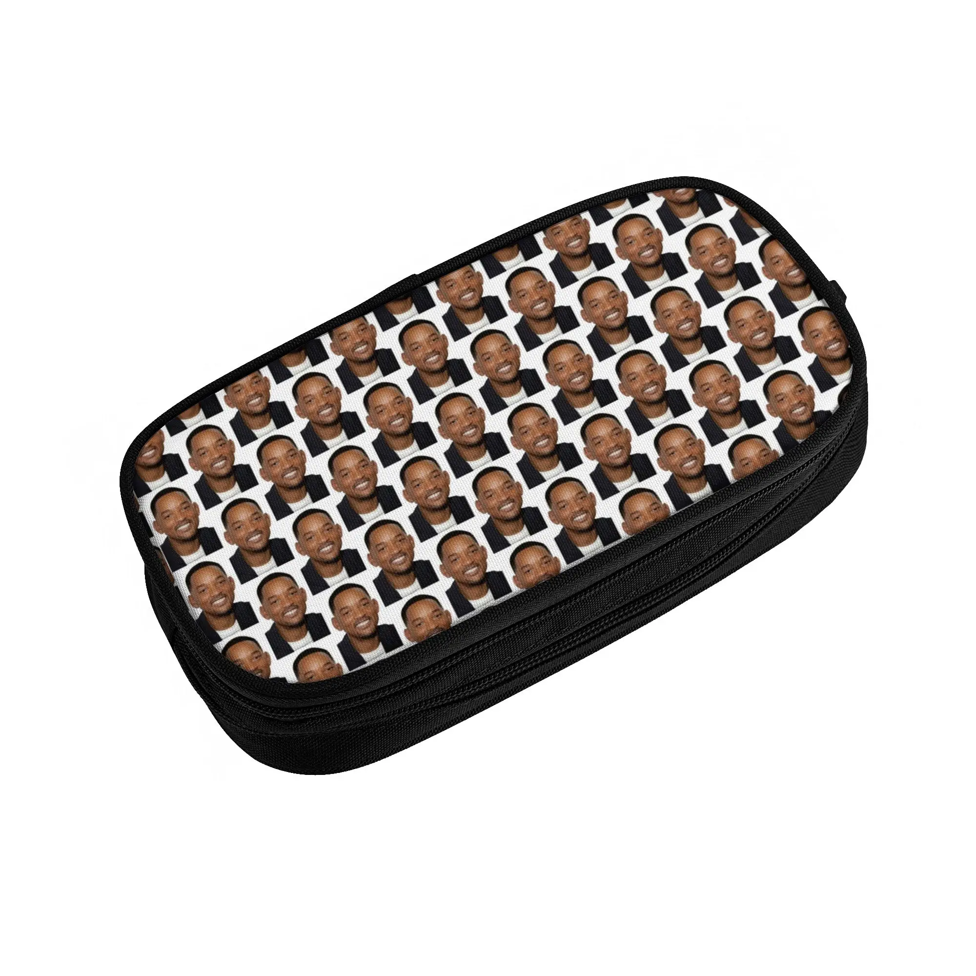 Wills Smiths American Actor Rapper  Pencil Cases for Boys Girls Big Capacity  Pen Box Bag School Supplies