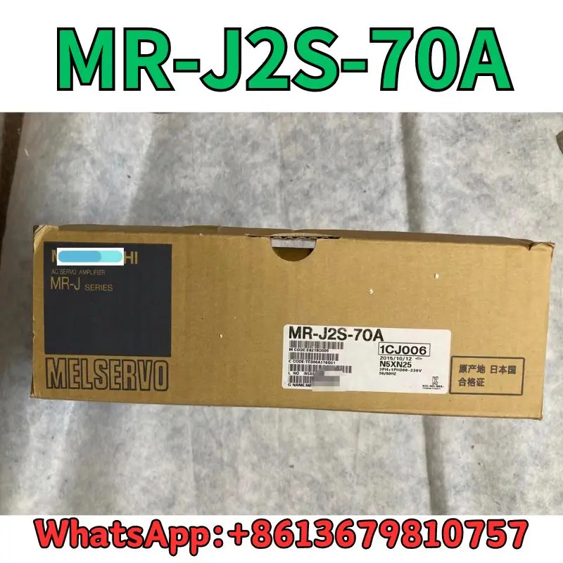 New Driver MR-J2S-70A Fast Shipping