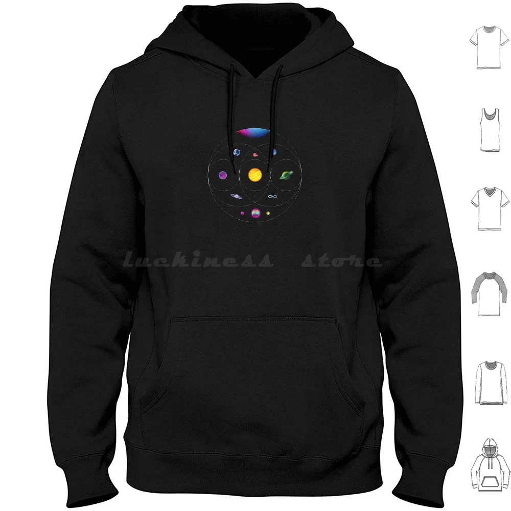 Best Seller My Universe Hoodie Cotton Long Sleeve Music Lyrics Chris A Head Full Of Dreams Bands Yellow Band Song Cute Love