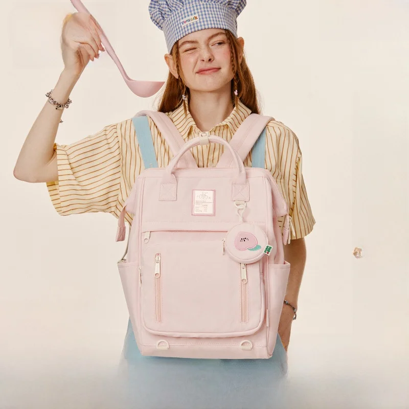 

Большая сумка для студентов Capaci Nest New Outdoor Travel Cuter Bag, женская сумка Sle Commuter Aron, нейлоновый материал, легкая сумка...