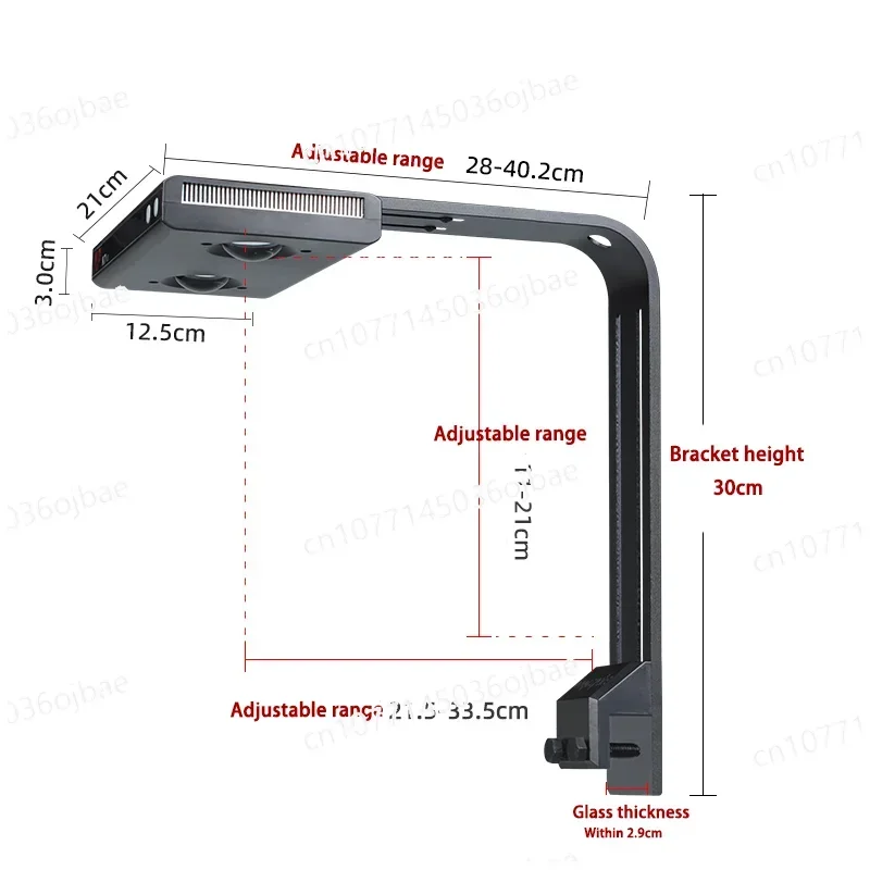 Coral Reef SPS/LPS Full Spectrum Salt Water LED Aquarium Light 140W Application WiFi