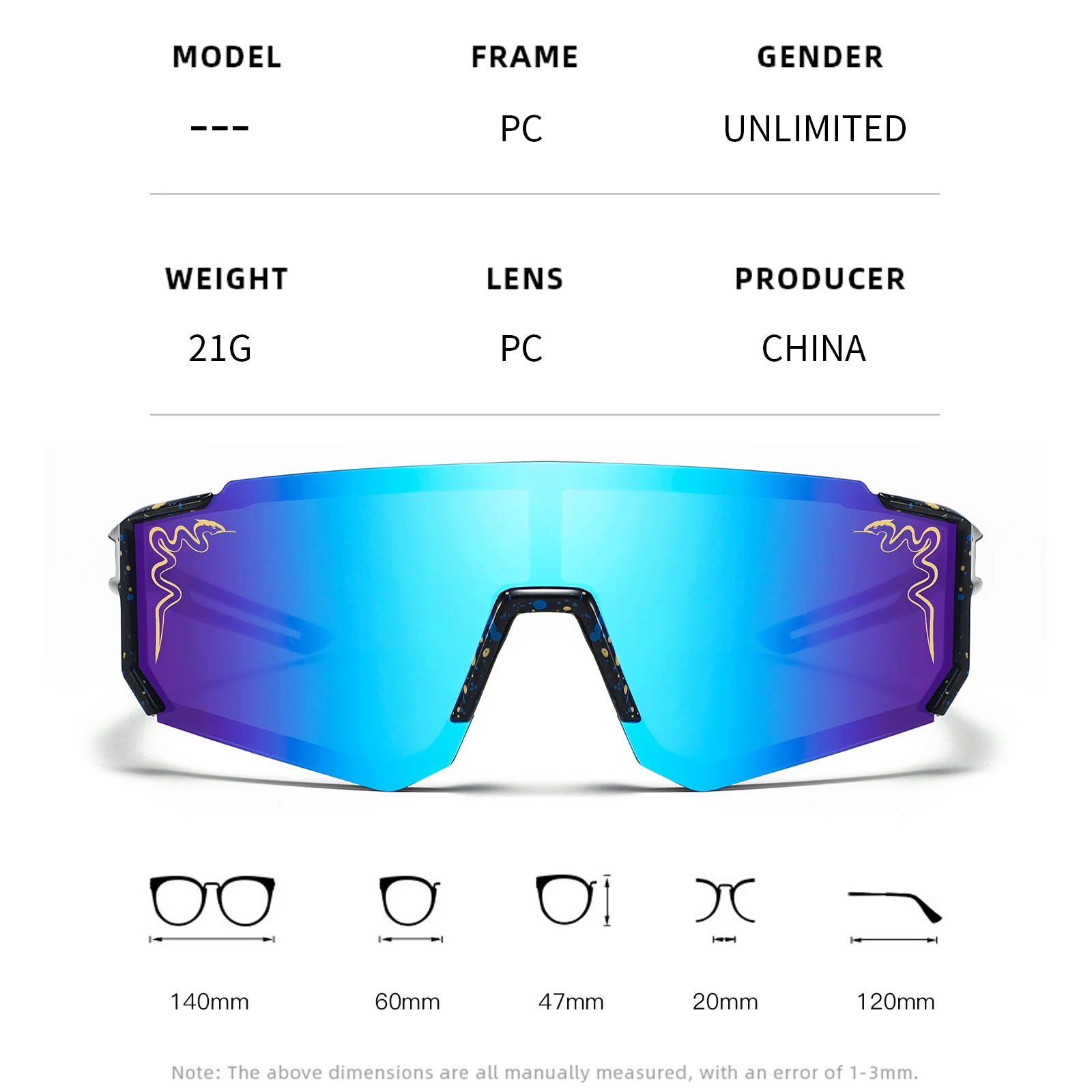Kids Baseball Sunglasses Sport Cycling Glasses Age 1-8 Children Outdoor Mtb Bike Bicycle Goggles Boys Girls UV400 Eyewear