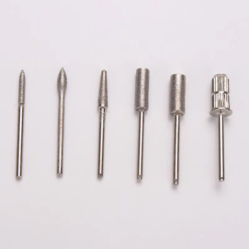 Nail Art Schleifpapier Ring Polierkopf 12 Stück verpackte Nail Art Polierkombination Diamant Nail Art Polierstab