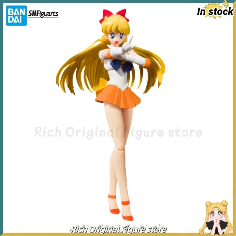 

【В наличии】Оригинальные BANDAI SPIRITS S.H.F Sailor Moon Aino Minako-Animation Color Edition-Модель аниме-фигурки