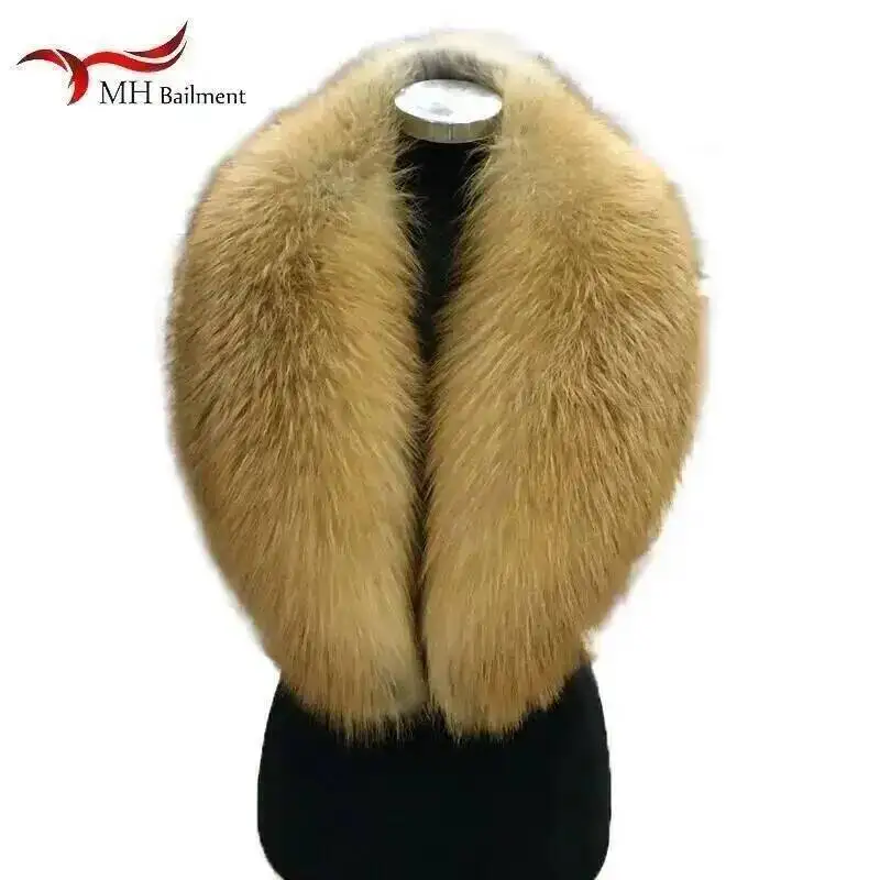 Col en fourrure de renard argenté naturel pour femme, écharpe en renard rouge, vraie peluche, écharpes à col chaud, manteau, veste, châle, mode