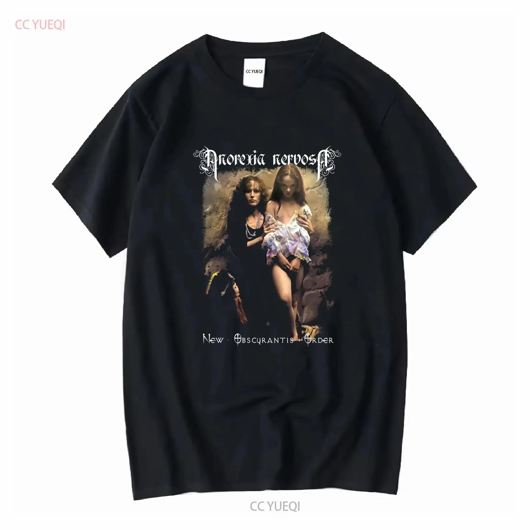 Anorexia Nervosa nueva camiseta de terror Obscurantis Order todas las tallas S 3XL mangas largas o cortas vintage lavado ligeramente homme