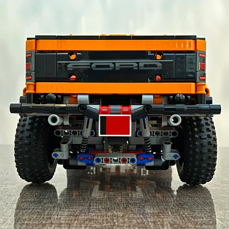 Technical Ford F150 Raptor Truck Car Building Blocks Pick Up Racing Sports Car Assemble Brick Vehicle Toy Gift For Kid Boy Adult