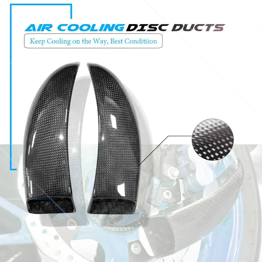 

Carbon Fiber Air Ducts Brake Cooling Mounting kit Air Cooling Ducts System For for DUCATI HYPERMOTARD 821 939 New Yee Fu