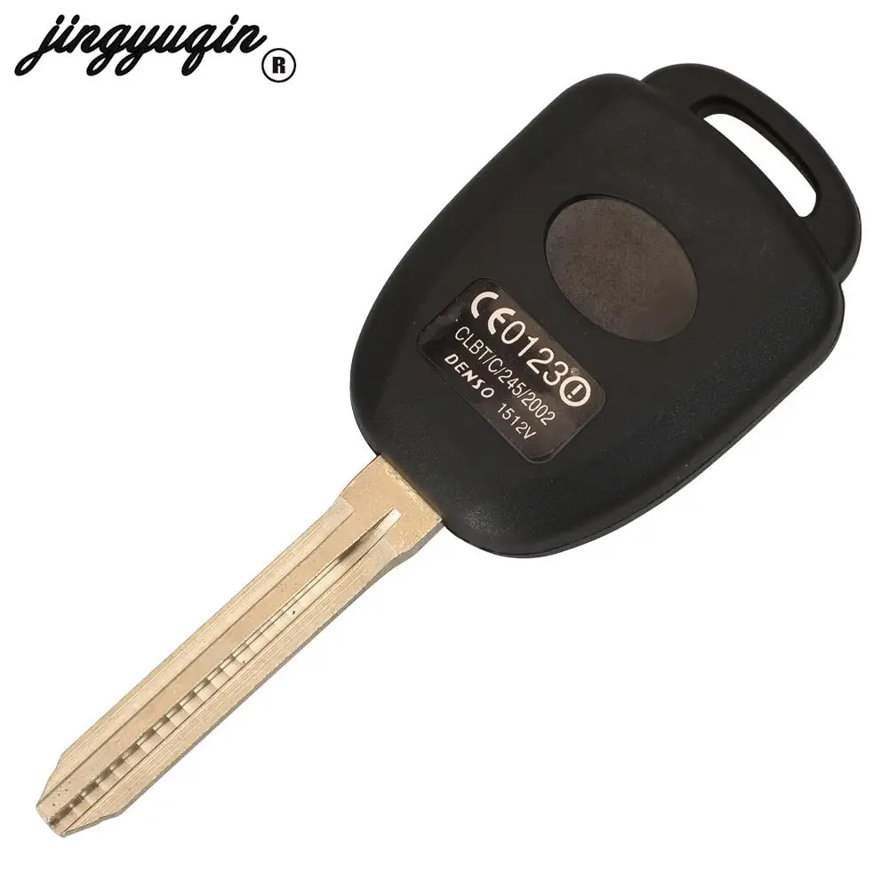 jingyuqin B71TA 433MHz Smart Remote Car Key for Toyota Yaris 2014-2017 Vios 2013-2016 FOB G /H Chip 89070-0D580 TOY43 Blade