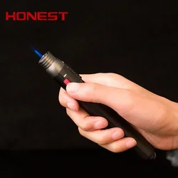 2021 New Hot-Selling Style Creative Switchable Dual Flame Torch Torch Torch Cigarette Tool Jet Blue Flame/Open Flame Gas Light