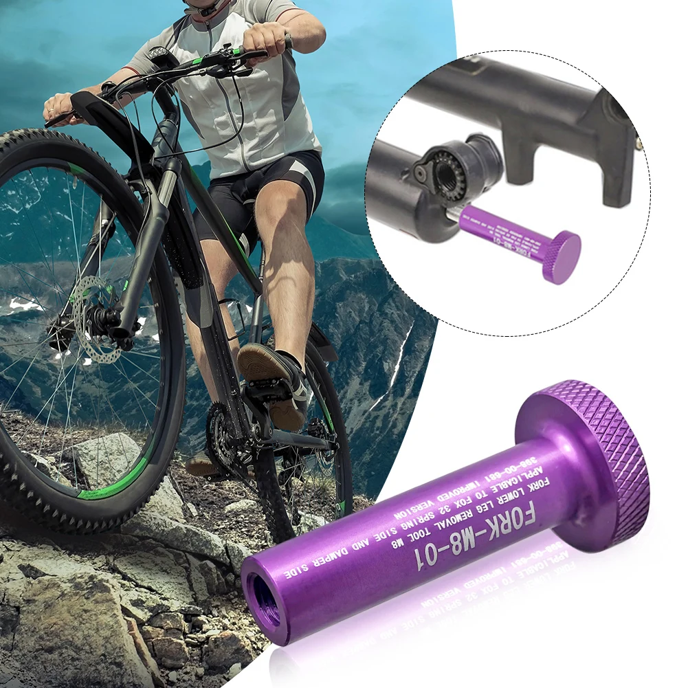 1-5 Stück Fahrrad-Vordergabel-Dämpfer-Entfernungswerkzeug M8/M10x57/117mm Aluminiumlegierung Unteres Gabelbein-Entfernungswerkzeug für FOX Gabel-Wartungsteile