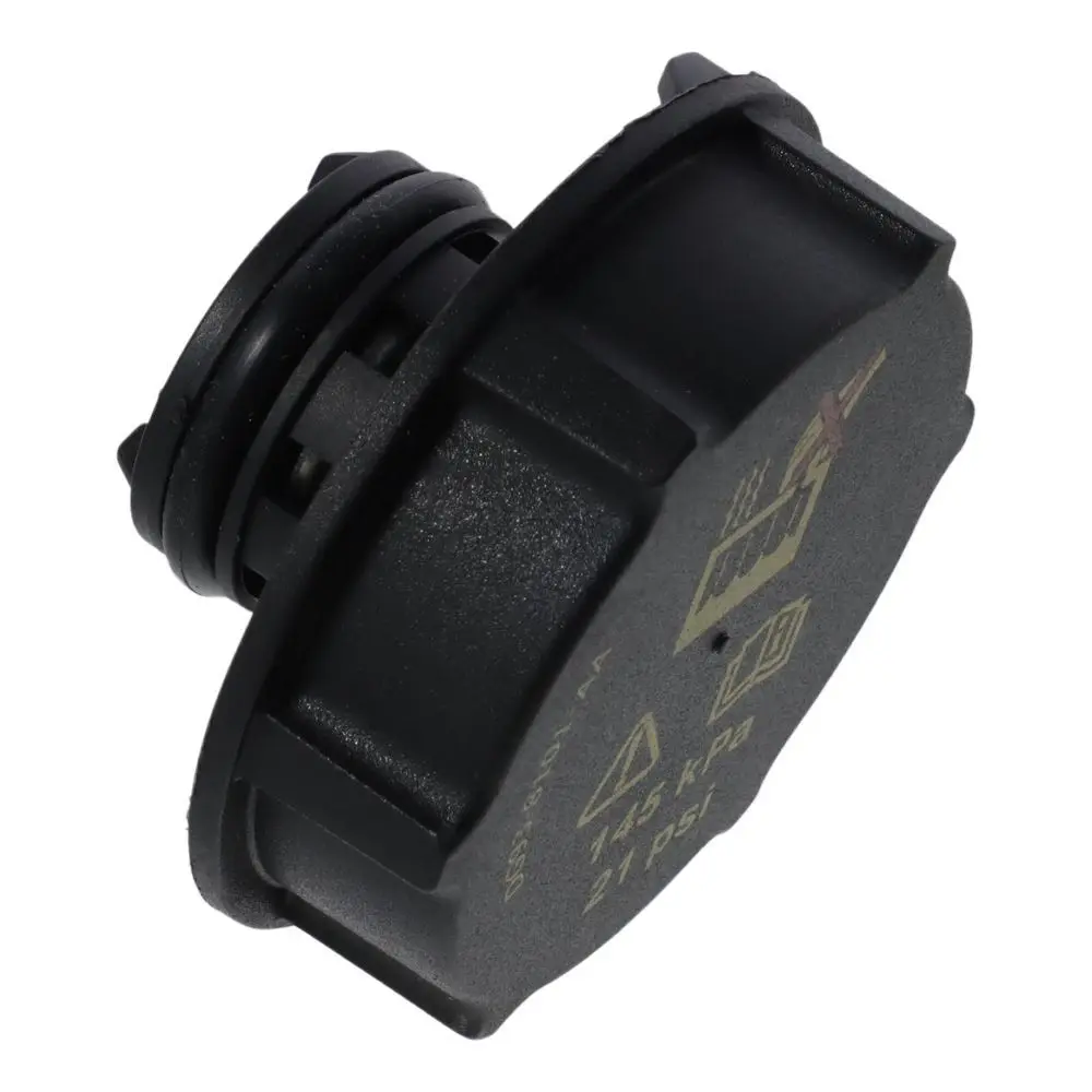 Function Design Black DG93-8101-AA ABS plastic 2.44*2.44 inch Coolant Reservoir Cap Black for 2011-2019 Fiesta