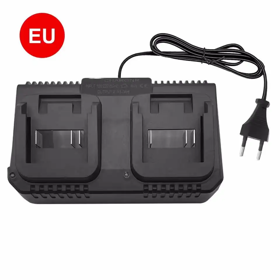 Lithium-Batterie Dual Ladegerät 2 Möglichkeiten Power Tool Batterie Ladegerät EU/Us-stecker Für Makita 18 V 21 V batterie BL1415/1815/1830/1850