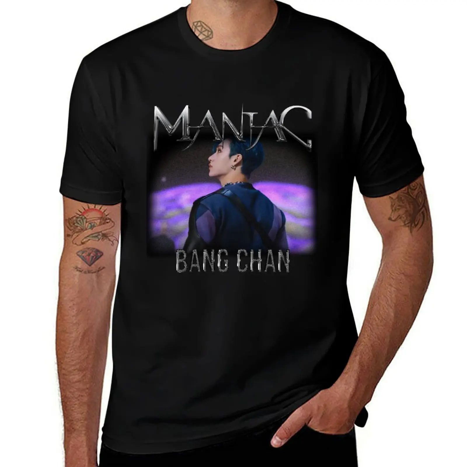 

for men casual for maniac t t skz cotton shirts version man heavy t pack - shirt man man bangchan shirts T-Shirt cotton