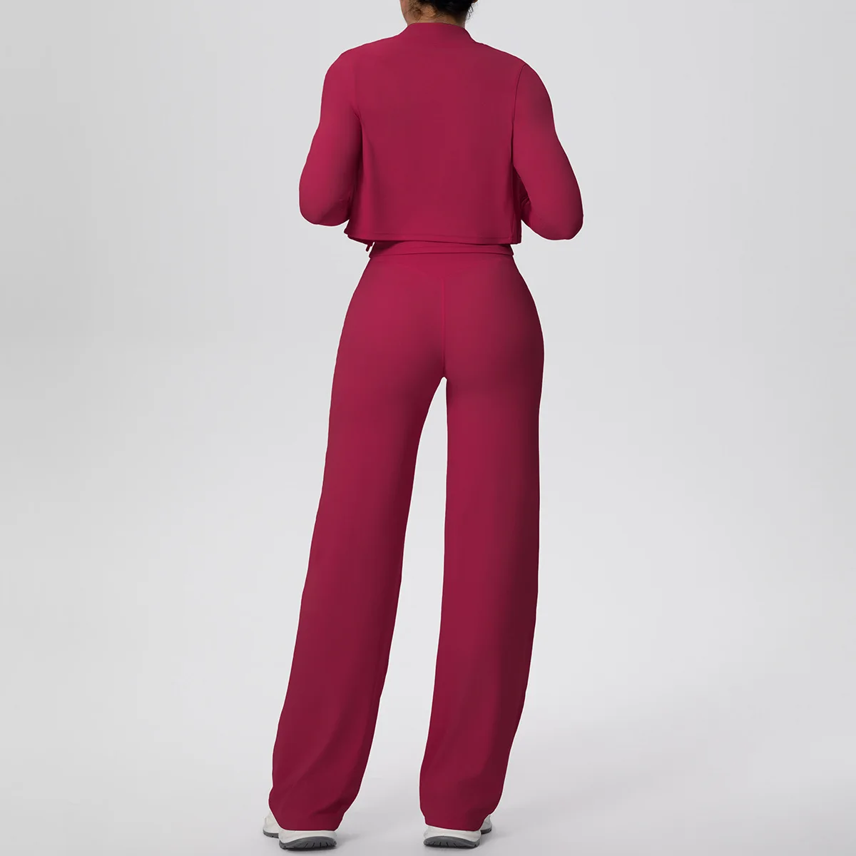 المرأة جاكيت زيبرا ثلاث قطع مجموعة ملابس رياضية لليوجا الرياضة عالية الخصر Racerback تانك سترة واسعة الساق السراويل تشغيل اللياقة البدنية ملابس رياضية