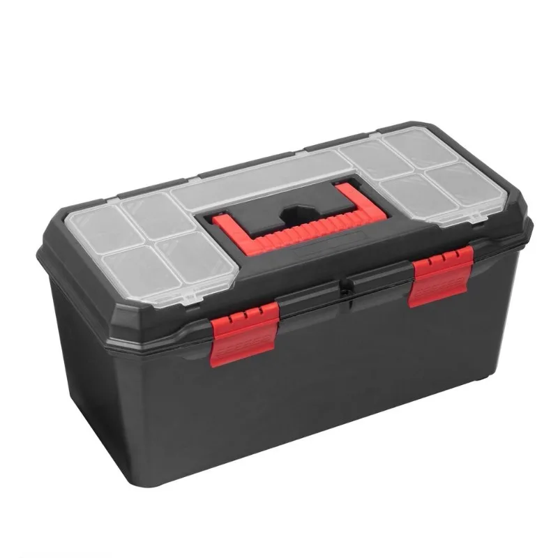 

Portable Parts Storage Box Hardware Screws Organizer Multi-grid Tool Box Organizer Box Case Compartment Toolbox for Mechanics