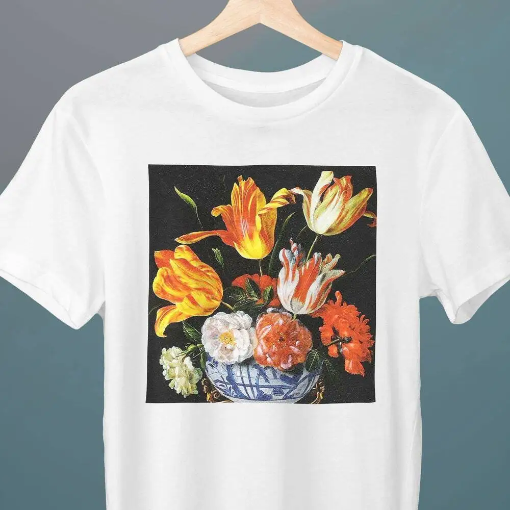 

Still Life With Tulips, Roses And Poppy, Juan Van Der Hamen, Flowers T-Shirt