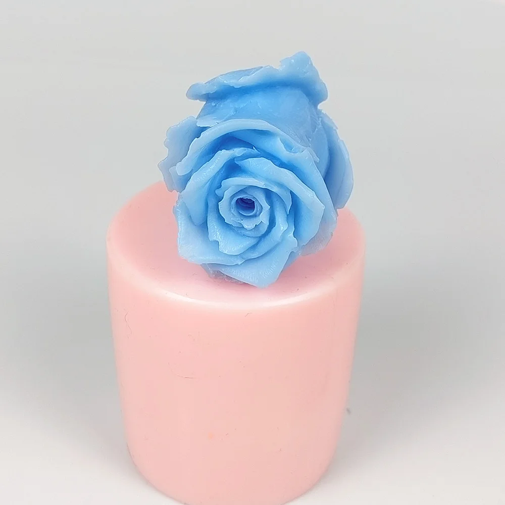 

3D Flower Rose in Bud Moulds Flowers Roses Soap Molds Silicone Candle Mold Wedding Birthday Valentine's Day Clay Resin ﻿