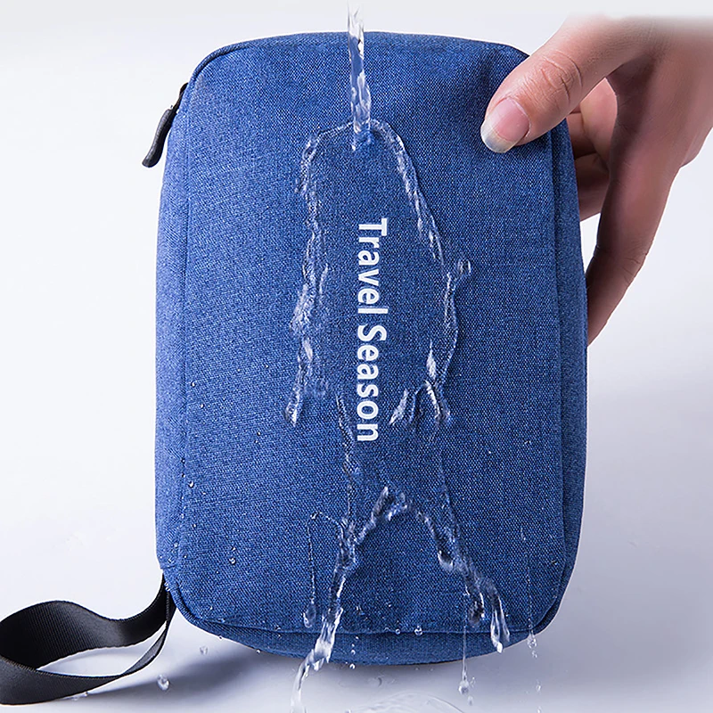 Bolsa de aseo colgante organizadora de viaje, bolsa de higiene de gran capacidad, organizadores de baño, bolsa de lavado plegable multifunción Unisex