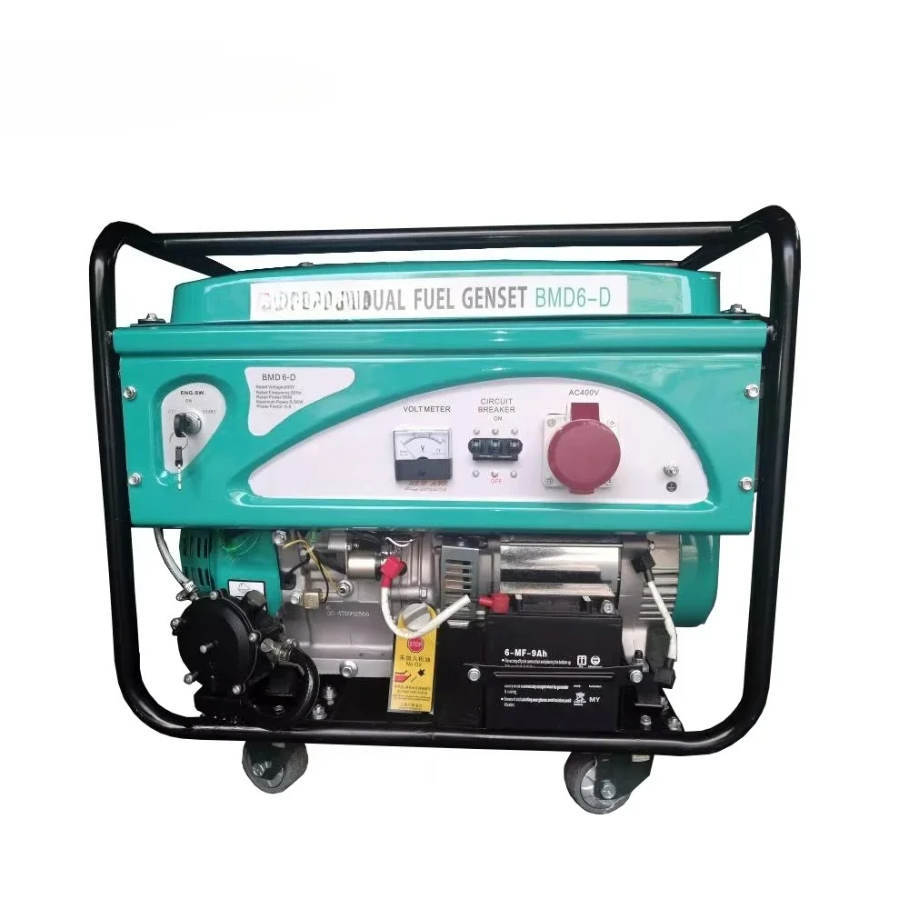 Dual fuel 5kw  and liquefied petroleum gas generator