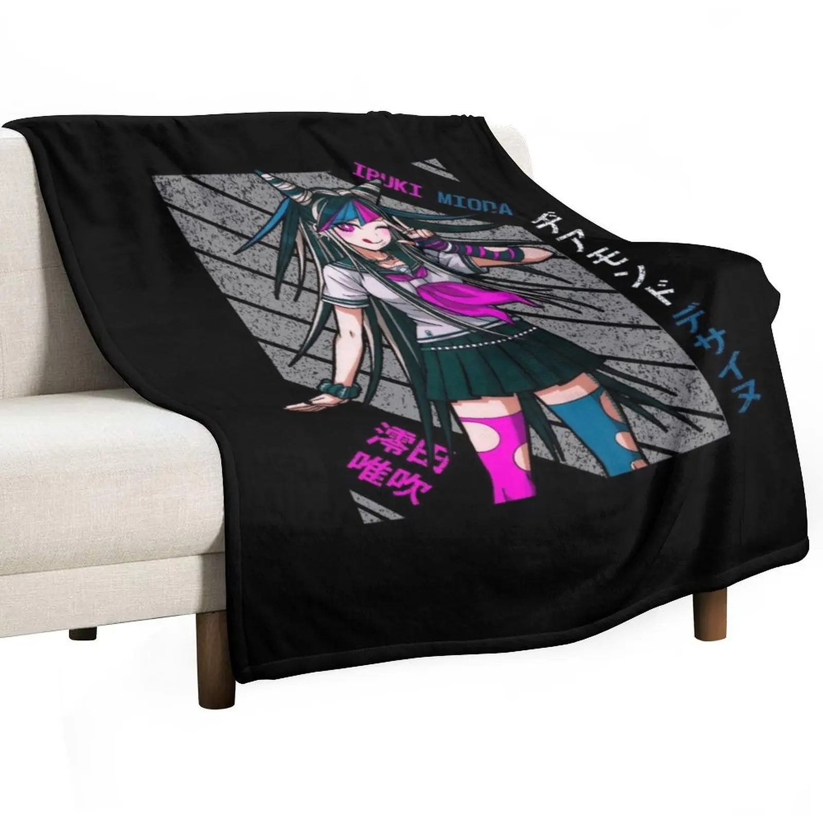 Ibuki Mioda - Super DanganRonpa 2 Throw Blanket Sofa Throw Plush Softest Blankets