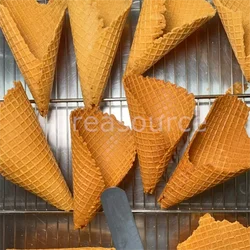 Plastic DIY Gift Toys Ice Cream Shops Scoops Food Model Gelato Soft Serve Waffle Cone Photography Restaurant Display Decor Asmr