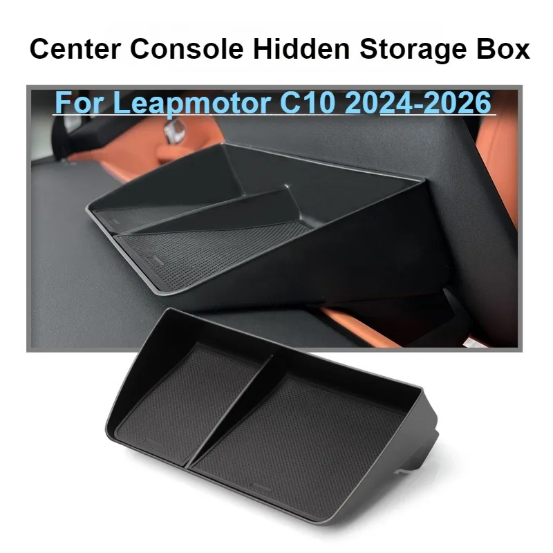 

For Leapmotor C10 2024-2026 Central Control Screen Rear Storage Box Dashboard Storage Tray Car Interior Accessories Decoration
