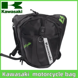 Kawasaki Multifunction Motorcycle Drop Leg Bag Oxford Motorcycle Bag Outdoor Men Casual Waist Bag Fanny Pack Moto & Biker Bags