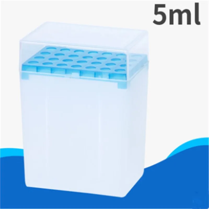 Rectangular 28 Positions Laboratory 5ml Pipette Pipettor Tip Holder Box