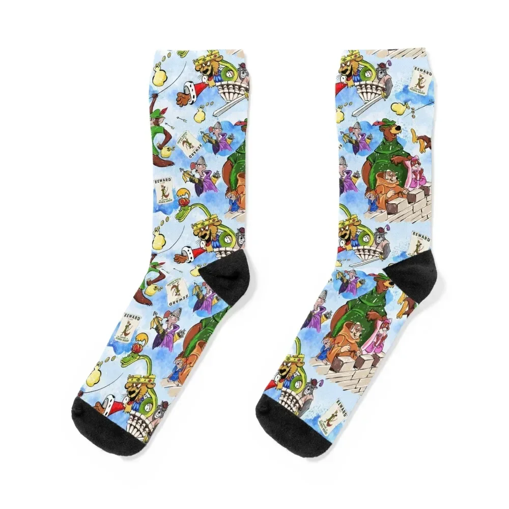 

Robin Hood Socks basketball men cotton high quality new year Girl'S Socks Men's