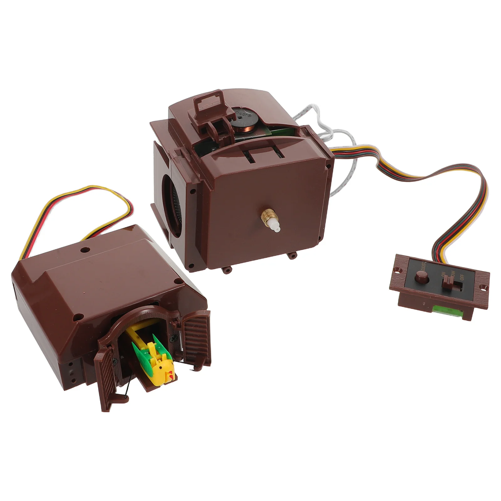 

Cuckoo Clock Movement DIY Kit Replacement Quartz Brown Repair Mechanism Decorative