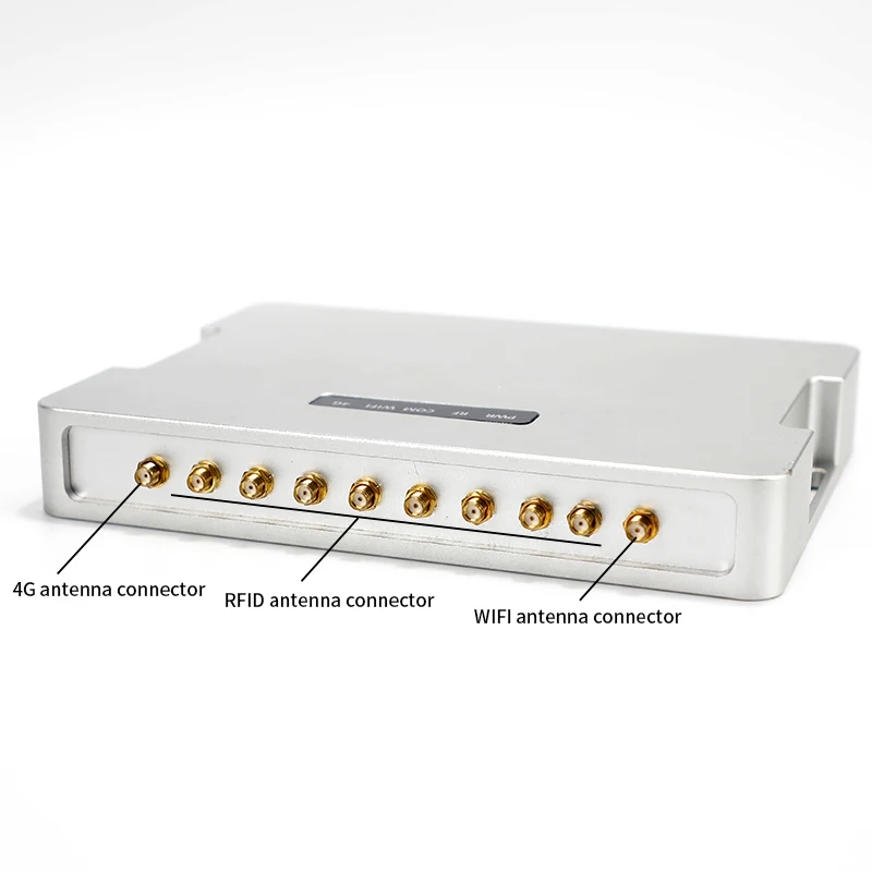 UHF RFID 8 Port Industrial Control Reading MQTT RJ45 WIFI GPS 4G LAN Connect Long Range Android UHF RFID Reader