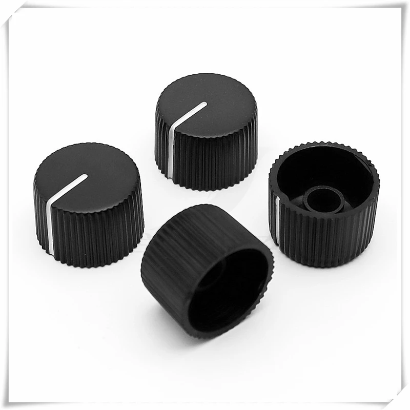5PCS 21×14.5 Striped Plastic Knob Cap Potentiometer Knob Cap Power Amplifier Volume Electrical Equipment Adjustment Hat