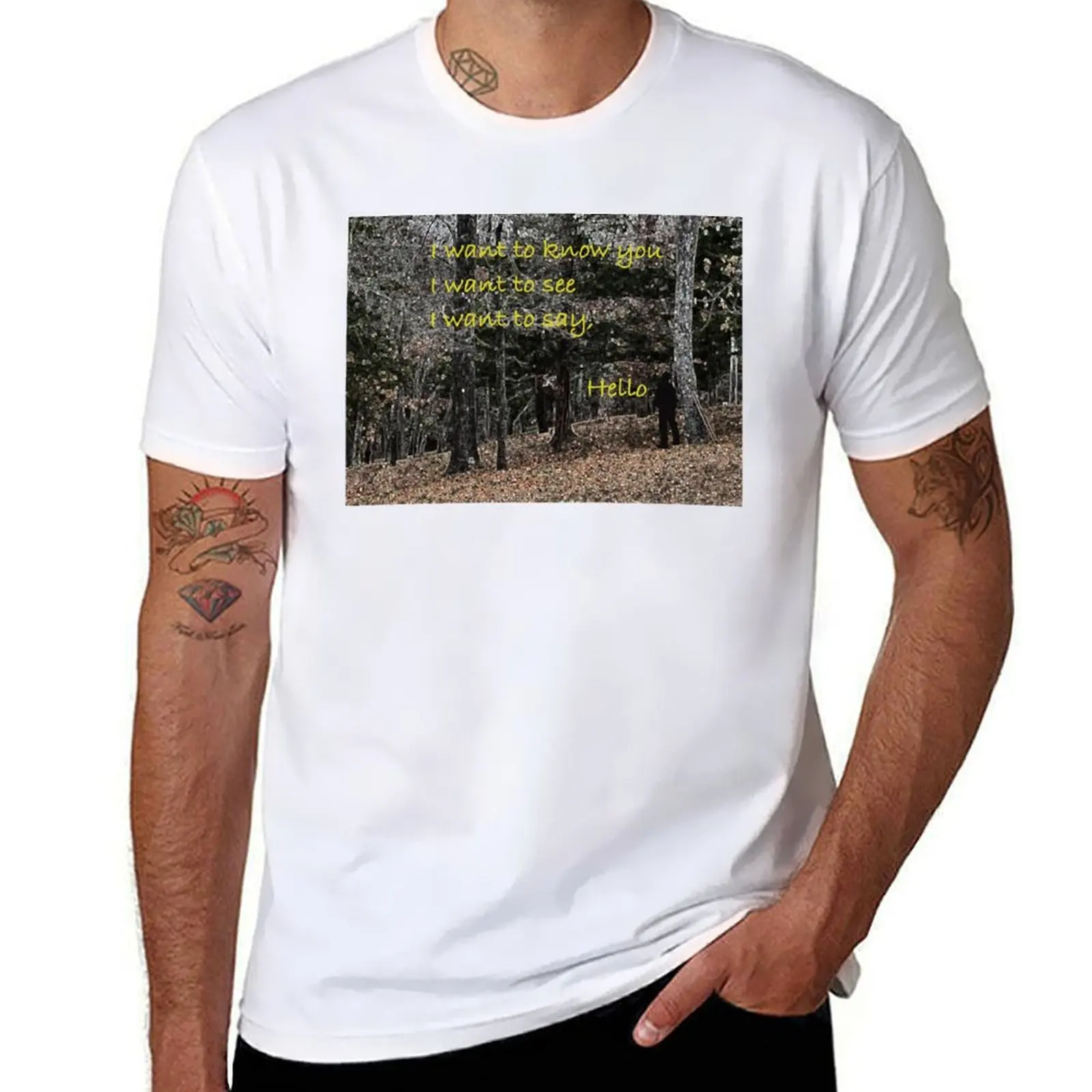 

I want to Say, Hello T-Shirt funny t shirts cotton funny t shirts man