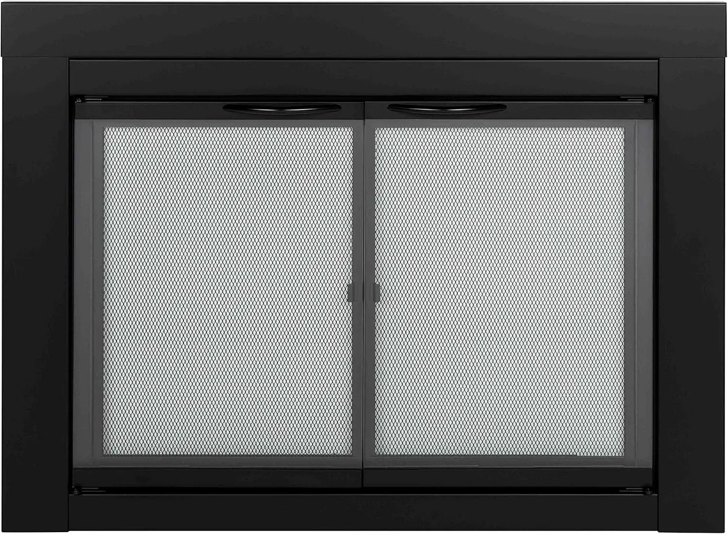 

AN-1010 Alpine Fireplace Glass Door, Black, Small