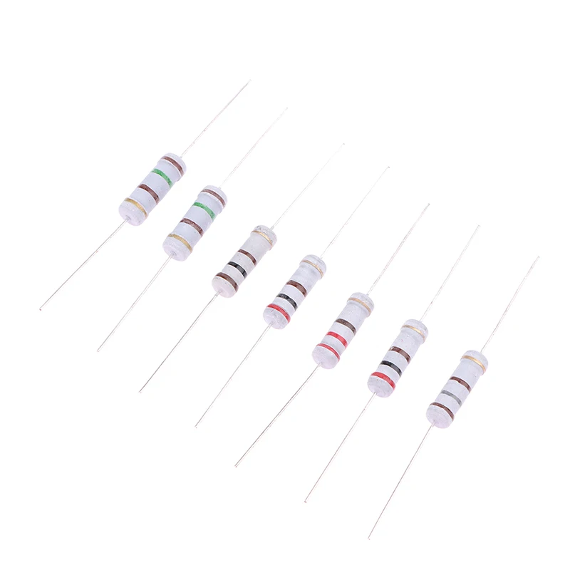 200PCS 2W Carbon Film Resistor 5% 0.1R~4.7M 100R/120/180/220/240/300R-910R Ohm Direct Plug Carbon Film Resistor