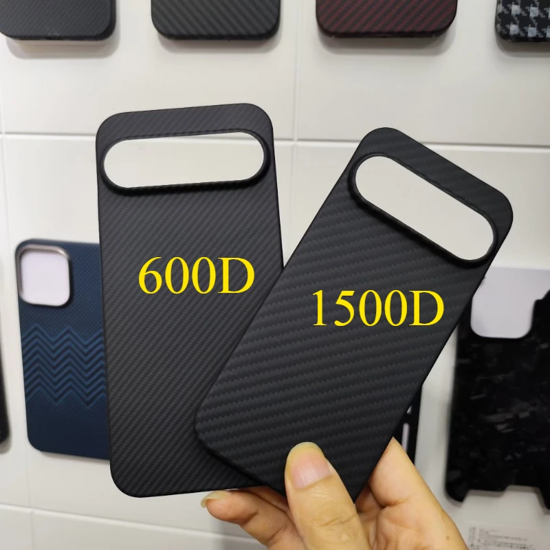 

Carbon Fiber Case for Google Pixel 9 Pro XL /Pixel 9 Pro Pixel 9 Aramid Fiber Phone Cover Shockproof Protective Cover