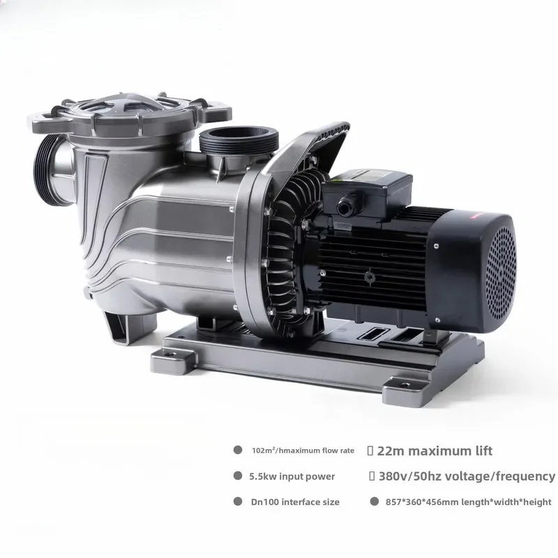 3 Variable Speed High Pressure High Efficiency Self Priming Swimming Pool Pump Metal & Plastic Construction