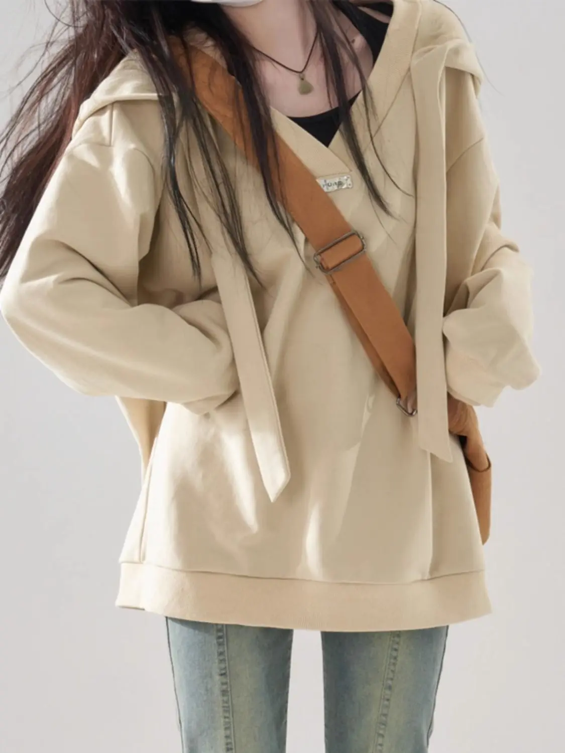 

Толстовки на молнии с капюшоном, женские Cotone премиум-класса, повседневные манжеты, шерпа, молодежная одежда с абстрактными надписями, ребристый подол, осень премиум-класса