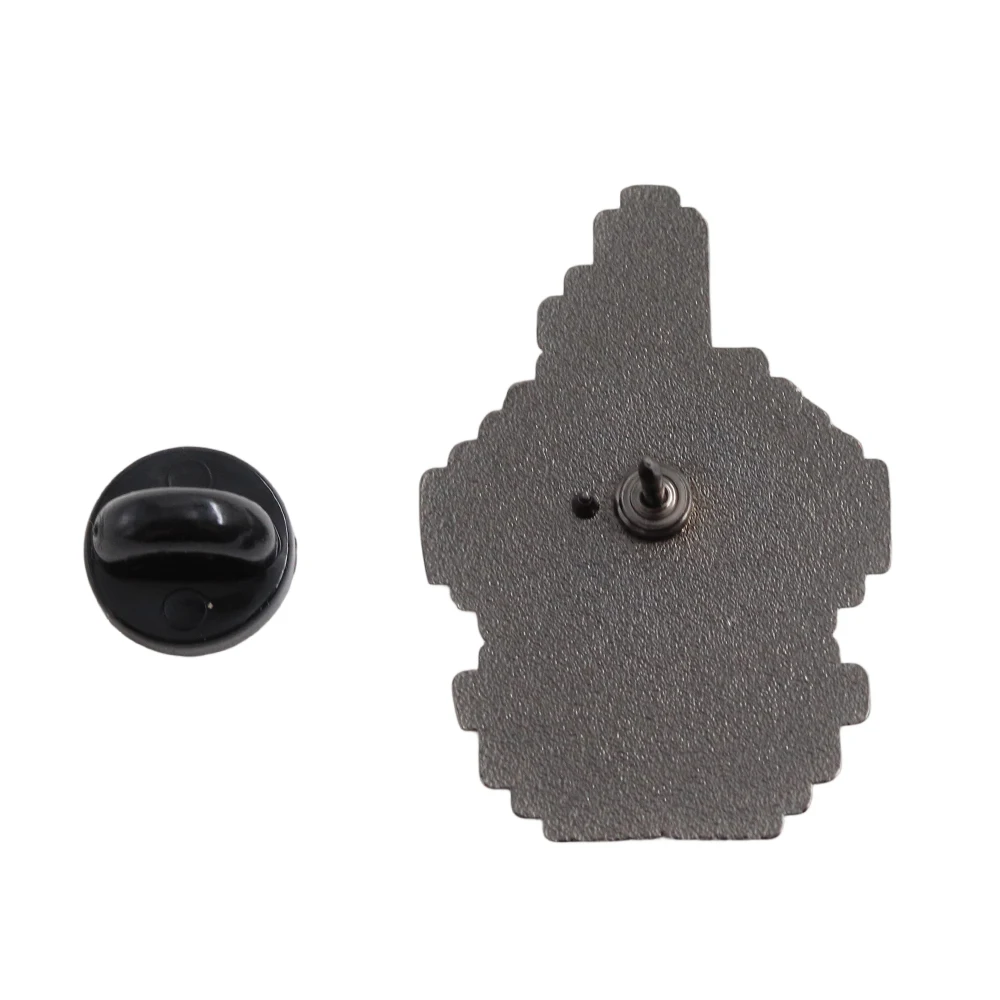 Teletubbies-الأطفال التعليمية الكرتون بروش معدني شخصية صفراء Laa الرسوم المتحركة ثنائي الأبعاد بكسل التلبيب شارة بدبوس Acc #2