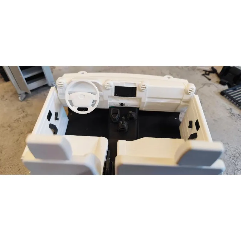 Scale Interior Parts For KB LC70 RC Body,Realistic Cabin Details,Bolt-On For BR/RCRUN Chassis,DIY Installation For Other Chassis