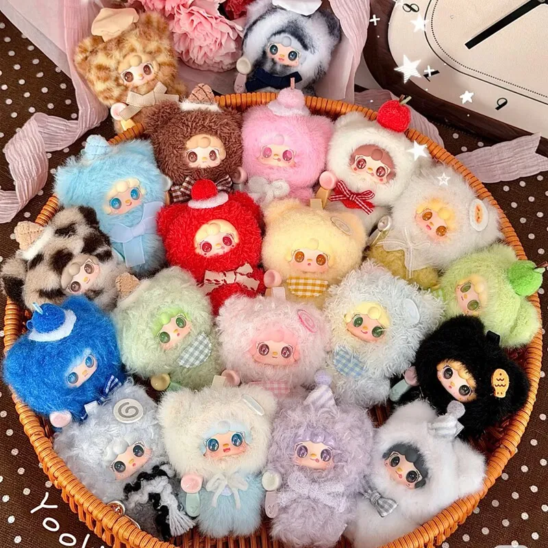 

Yooki Just A Bite Plush Blind Box Mini Doll Pendant Keychain Phone Charm Accessories Figure Ornament Mystery Bag Girls Toy Gift