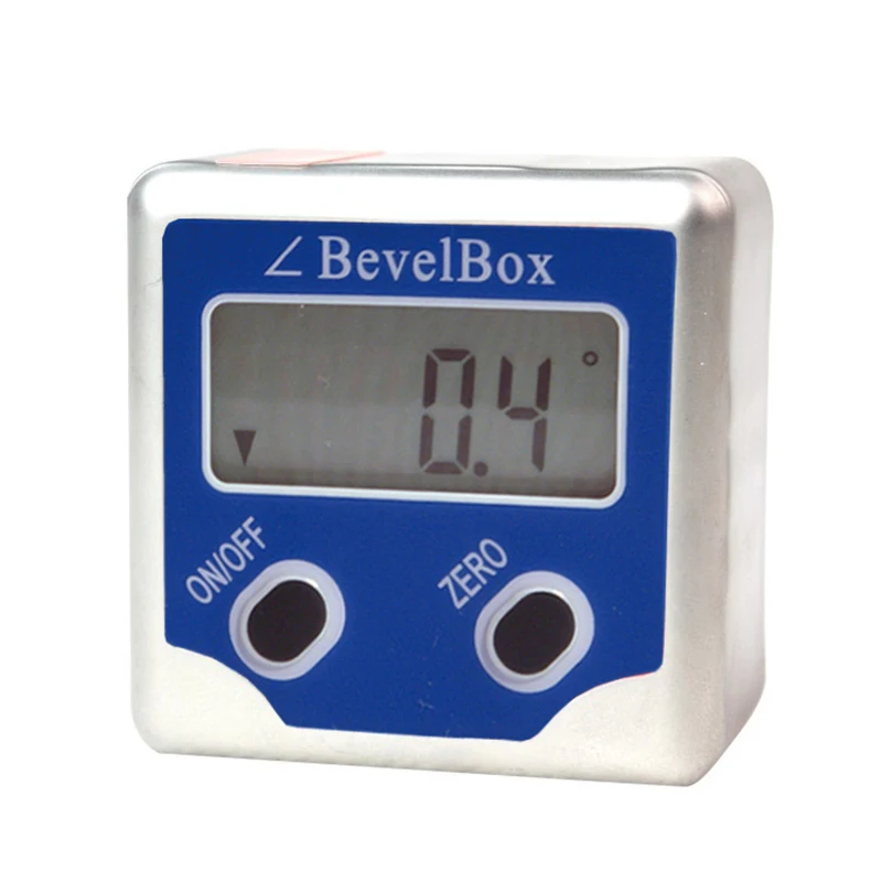 

Digital Display Inclinometer Box, 180 °, Electronic Angle Ruler, Zinc Alloy Inclinometer